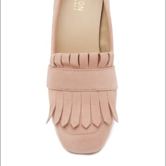 Kenneth Cole Block Heel Fringe Loafers - Picture 11 of 11